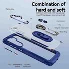 For Samsung Galaxy S24 FE 5G TPU + PC Lens Protection Phone Case with Ring Holder(Blue) - 3