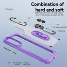 For Samsung Galaxy S25 Edge 5G TPU + PC Lens Protection Phone Case with Ring Holder(Black) - 3