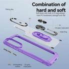 For Samsung Galaxy S25 Edge 5G TPU + PC Lens Protection Phone Case with Ring Holder(Red) - 3