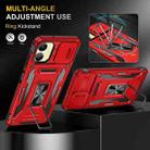 For Samsung Galaxy A06 4G Armor PC Hybrid TPU Camera Shield Phone Case(Red) - 3