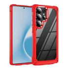 For Samsung Galaxy S25 Ultra 5G TPU + PC Lens Protection Phone Case(Red) - 1
