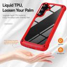 For Samsung Galaxy S24 FE 5G TPU + PC Lens Protection Phone Case(Red) - 2