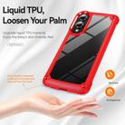 For Samsung Galaxy S25 Edge 5G TPU + PC Lens Protection Phone Case(Red) - 2