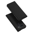 For LG K41S DUX DUCIS Skin Pro Series Horizontal Flip PU + TPU Leather Case, with Holder & Card Slots(Black) - 1