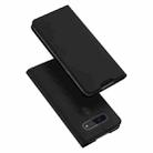 For LG K51S DUX DUCIS Skin Pro Series Horizontal Flip PU + TPU Leather Case, with Holder & Card Slots(Black) - 1