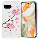 For Google Pixel 7a Colorful Painting Pattern TPU Phone Case(Plum Blossom) - 1