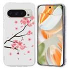 For Google Pixel 9 Pro XL Colorful Painting Pattern TPU Phone Case(Plum Blossom) - 1