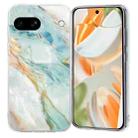 For Google Pixel 9a Colorful Painting Pattern TPU Phone Case(Marble) - 1
