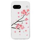 For Google Pixel 9a Colorful Painting Pattern TPU Phone Case(Plum Blossom) - 2