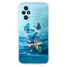 For Honor 200 Colorful Painting Pattern TPU Phone Case(Blue Butterflies) - 2