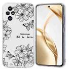 For Honor 200 Colorful Painting Pattern TPU Phone Case(Butterfly Flower) - 1