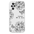 For Honor 200 Colorful Painting Pattern TPU Phone Case(Butterfly Flower) - 2