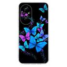 For Honor 200 Colorful Painting Pattern TPU Phone Case(Color Butterflies) - 2