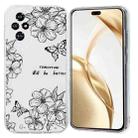 For Honor 200 Pro Colorful Painting Pattern TPU Phone Case(Butterfly Flower) - 1