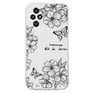 For Honor 200 Pro Colorful Painting Pattern TPU Phone Case(Butterfly Flower) - 2