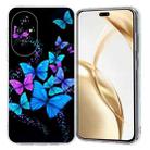 For Honor 200 Pro Colorful Painting Pattern TPU Phone Case(Color Butterflies) - 1