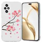 For Honor 200 Pro Colorful Painting Pattern TPU Phone Case(Plum Blossom) - 1