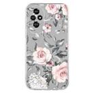 For Honor 200 Pro Colorful Painting Pattern TPU Phone Case(Flowers On Grey) - 2