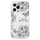 For Honor 200 Lite Global Colorful Painting Pattern TPU Phone Case(Butterfly Flower) - 2