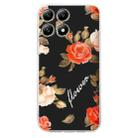 For Xiaomi 14T Colorful Painting Pattern TPU Phone Case(Flowers On Black) - 2