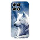 For Xiaomi 14T Colorful Painting Pattern TPU Phone Case(White Wolf) - 2