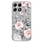 For Xiaomi 14T Colorful Painting Pattern TPU Phone Case(Flowers On Grey) - 2