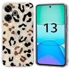 For Redmi 13 4G Colorful Painting Pattern TPU Phone Case(Leopard) - 1