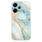 For Redmi 13 4G Colorful Painting Pattern TPU Phone Case(Marble) - 2