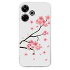 For Redmi 13 4G Colorful Painting Pattern TPU Phone Case(Plum Blossom) - 2