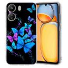 For Redmi 13C 4G Colorful Painting Pattern TPU Phone Case(Color Butterflies) - 1