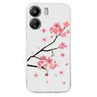 For Redmi 13C 4G Colorful Painting Pattern TPU Phone Case(Plum Blossom) - 2