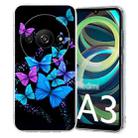 For Redmi A3 Colorful Painting Pattern TPU Phone Case(Color Butterflies) - 1