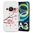 For Redmi A3 Colorful Painting Pattern TPU Phone Case(Plum Blossom) - 1