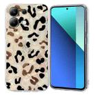 For Redmi Note 13 4G Colorful Painting Pattern TPU Phone Case(Leopard) - 1