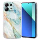 For Redmi Note 13 4G Colorful Painting Pattern TPU Phone Case(Marble) - 1