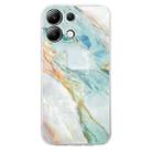 For Redmi Note 13 4G Colorful Painting Pattern TPU Phone Case(Marble) - 2