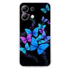 For Redmi Note 13 4G Colorful Painting Pattern TPU Phone Case(Color Butterflies) - 2