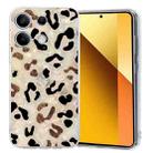 For Redmi Note 13 5G Colorful Painting Pattern TPU Phone Case(Leopard) - 1