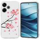 For Redmi Note 14 5G Colorful Painting Pattern TPU Phone Case(Plum Blossom) - 1