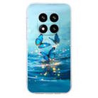 For Redmi Note 14 Pro 5G Colorful Painting Pattern TPU Phone Case(Blue Butterflies) - 2
