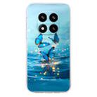 For Redmi Note 14 Pro+ 5G Colorful Painting Pattern TPU Phone Case(Blue Butterflies) - 2