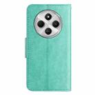 For Redmi Note 14 Pro+ 5G Butterfly Flower Pattern Flip Leather Phone Case(Green) - 3