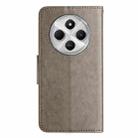 For Redmi Note 14 Pro+ 5G Butterfly Flower Pattern Flip Leather Phone Case(Grey) - 3