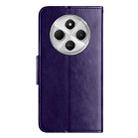 For Redmi Note 14 Pro+ 5G Butterfly Flower Pattern Flip Leather Phone Case(Dark Purple) - 3