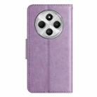 For Redmi Note 14 Pro+ 5G Butterfly Flower Pattern Flip Leather Phone Case(Light Purple) - 3
