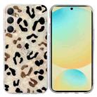For Samsung Galaxy A54 5G Colorful Painting Pattern TPU Phone Case(Leopard) - 1