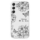 For Samsung Galaxy S24 5G Colorful Painting Pattern TPU Phone Case(Butterfly Flower) - 2