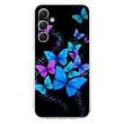 For Samsung Galaxy S24 FE 5G Colorful Painting Pattern TPU Phone Case(Color Butterflies) - 2