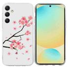 For Samsung Galaxy S24 FE 5G Colorful Painting Pattern TPU Phone Case(Plum Blossom) - 1