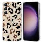 For Samsung Galaxy S23+ 5G Colorful Painting Pattern TPU Phone Case(Leopard) - 1